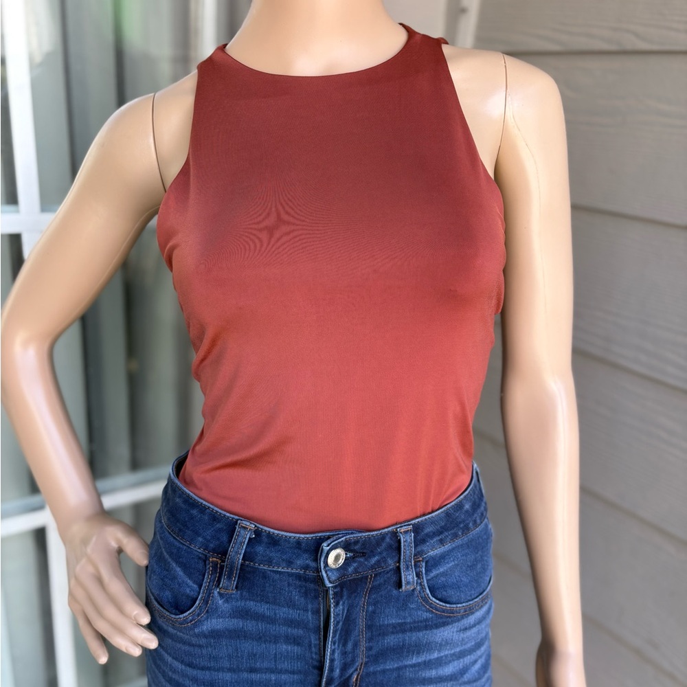 NWT Express Body Contour Open Back Bodysuit